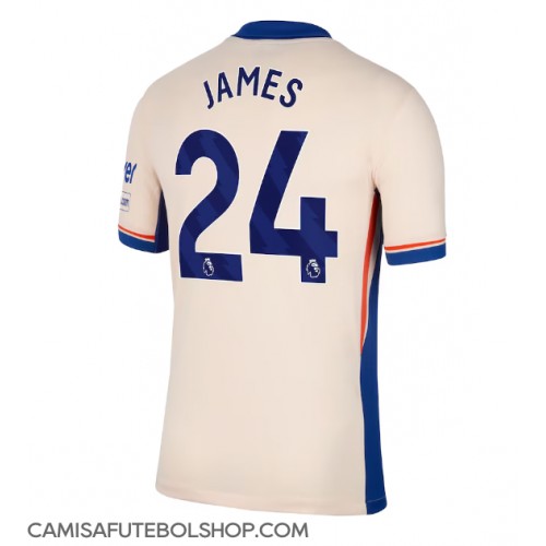 Camisa de time de futebol Chelsea Reece James #24 Replicas 2º Equipamento 2024-25 Manga Curta